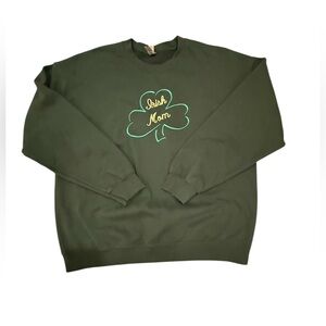 Gildan Irish Mom Forest Green Heavy Blend Sweatshirt XL